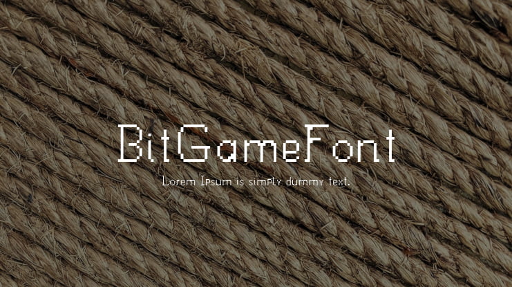 BitGameFont Font