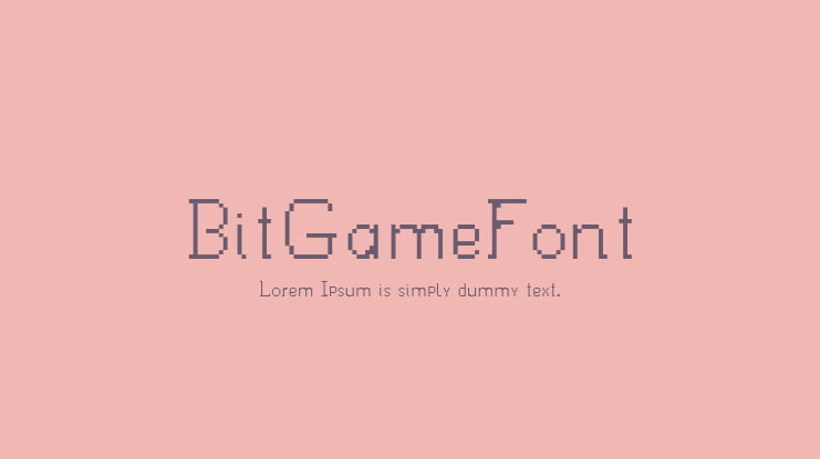 BitGameFont Font