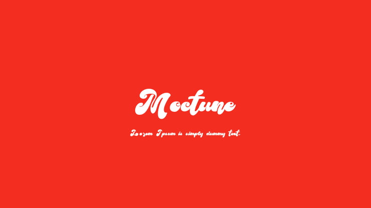 Moctune Font