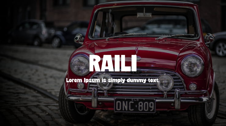 RAILI Font