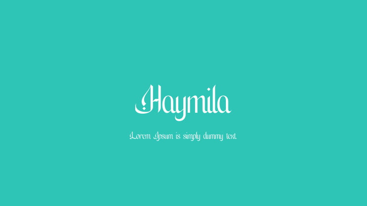 Haymila Font