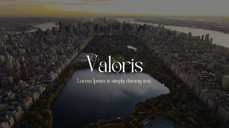 Valoris Font