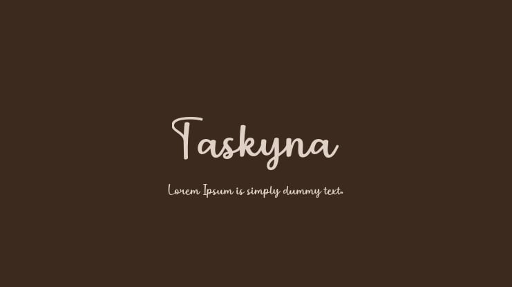 Taskyna Font