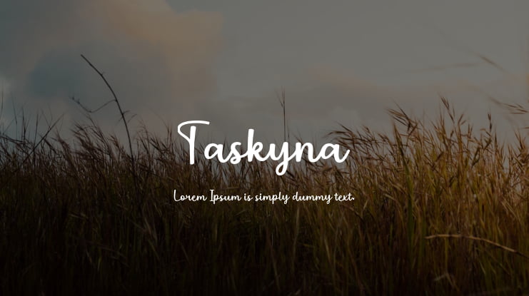 Taskyna Font