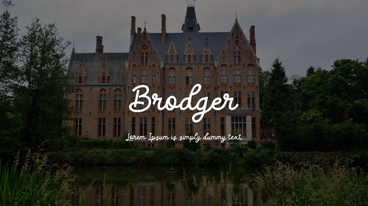 Brodger Font