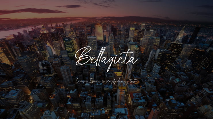 Bellagieta Font