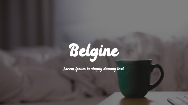 Belgine Font