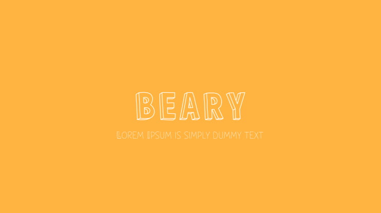 BEARY Font