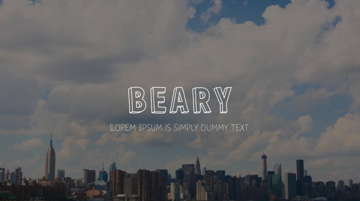 BEARY Font