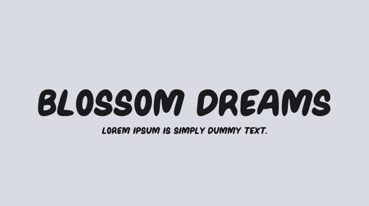 Blossom Dreams Font