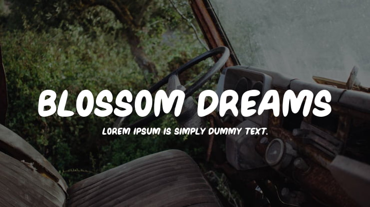 Blossom Dreams Font