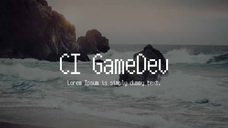 CI GameDev Font