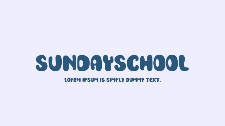 SundaySchool Font