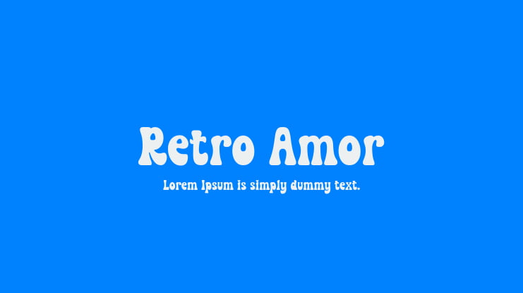 Retro Amor Font