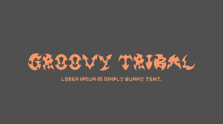 Groovy Tribal Font