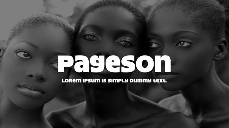 Pageson Font