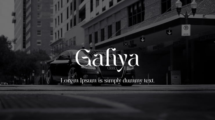 Gafiya Font