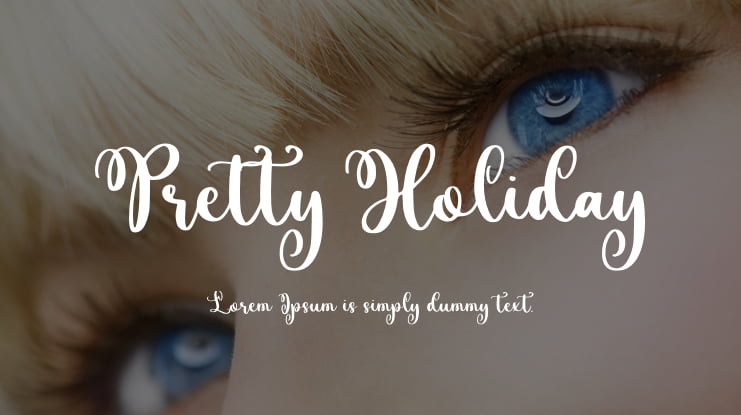 Pretty Holiday Font