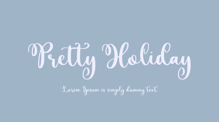 Pretty Holiday Font