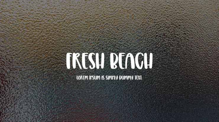 Fresh Beach Font