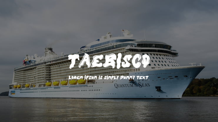 Taebisco Font