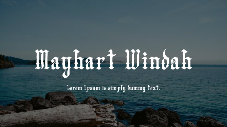 Mayhart Windah Font