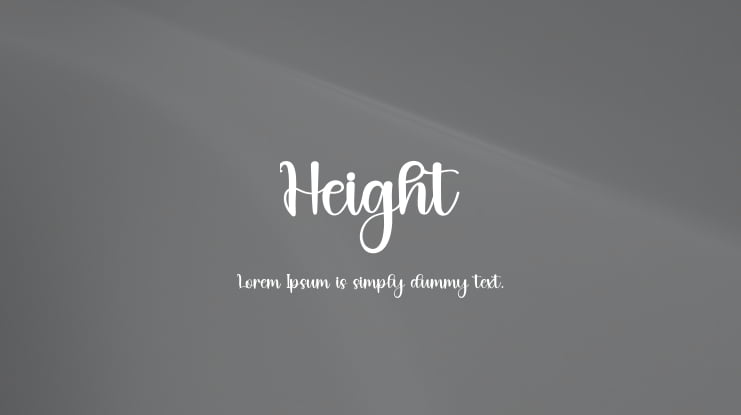 Height Font