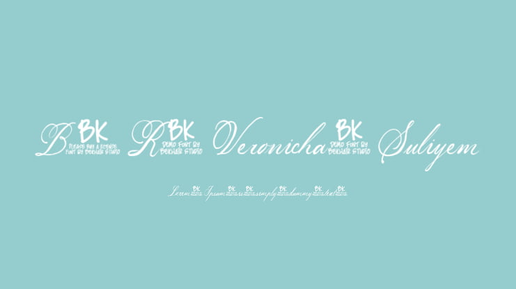 BKR Veronicha Suliyem Font