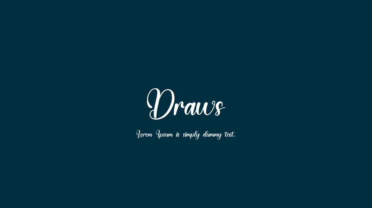 Draws Font