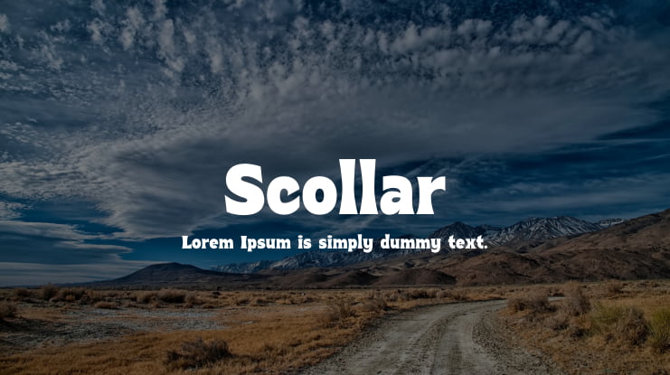 Scollar Font