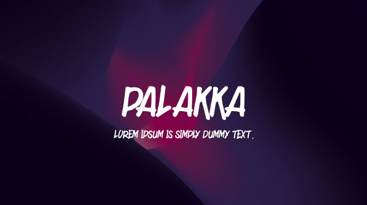 PALAKKA Font