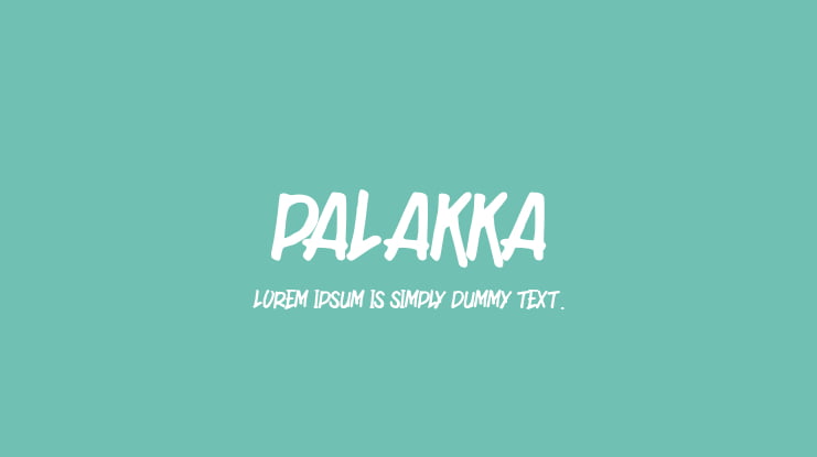 PALAKKA Font