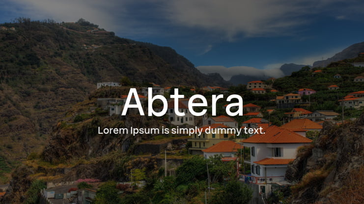 Abtera Font Family