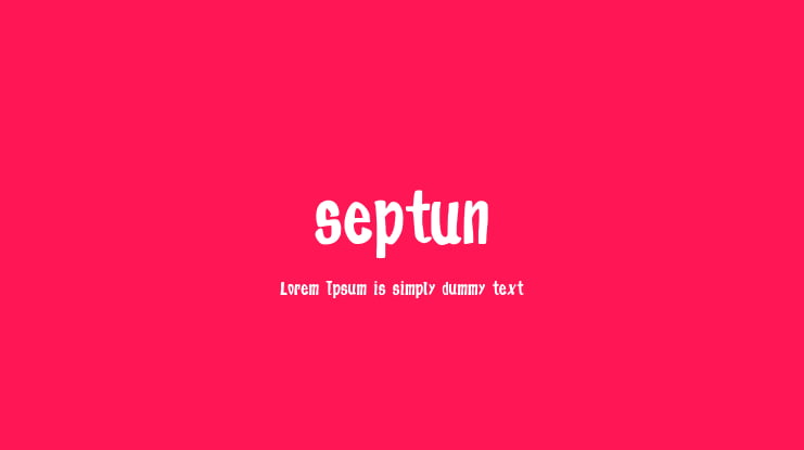 septun Font