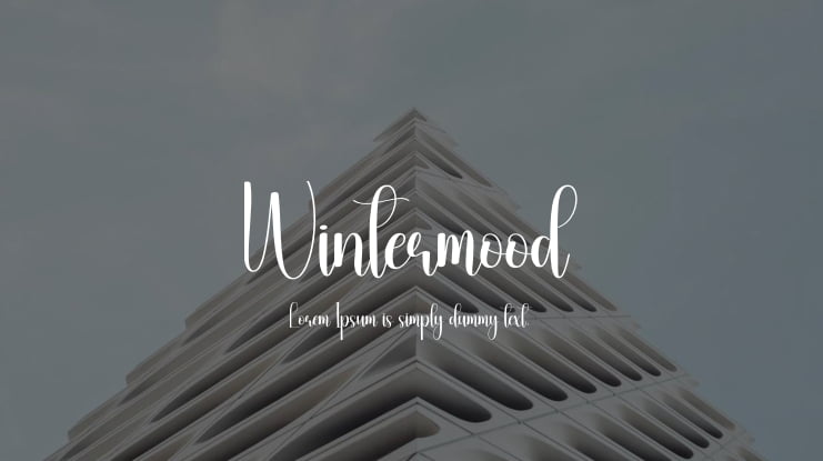 Wintermood Font