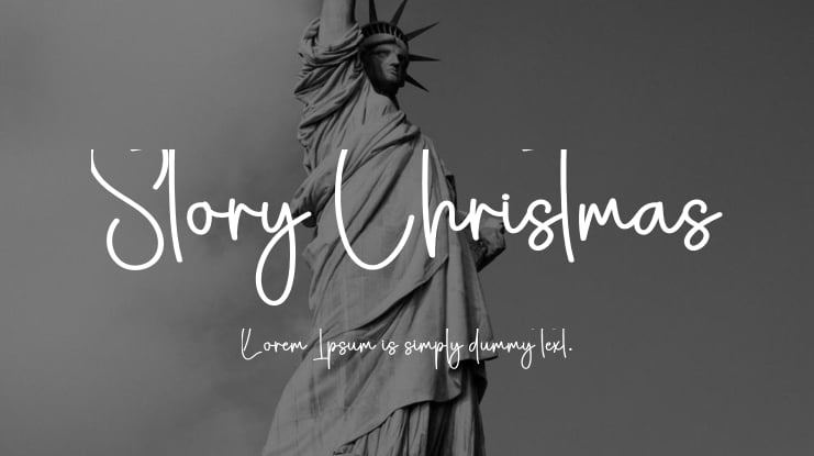 Story Christmas Font