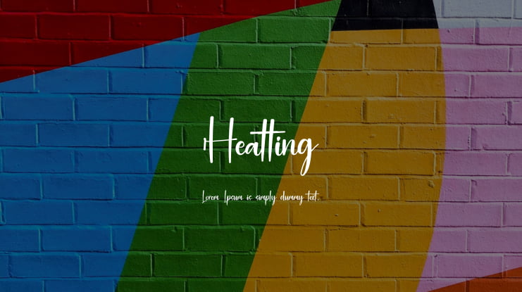 Heatting Font