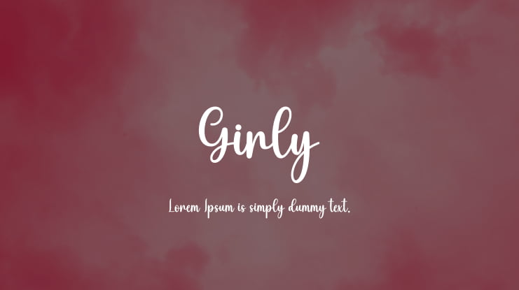 Girly Font