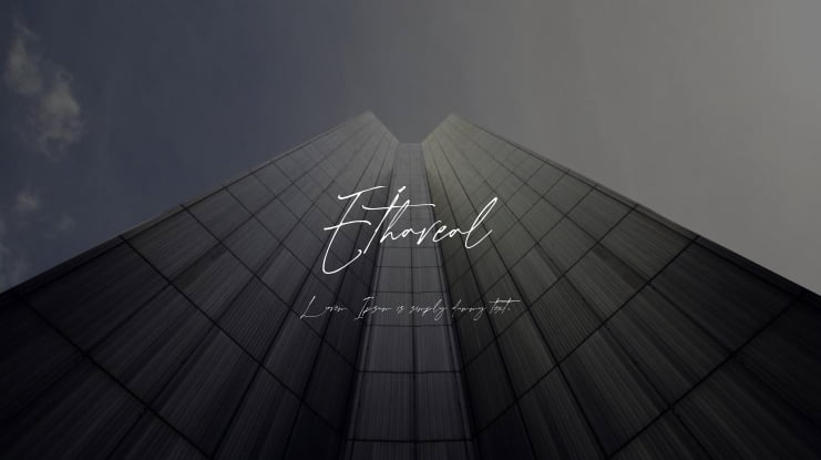 Ethareal Font