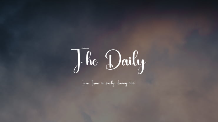 The Daily Font