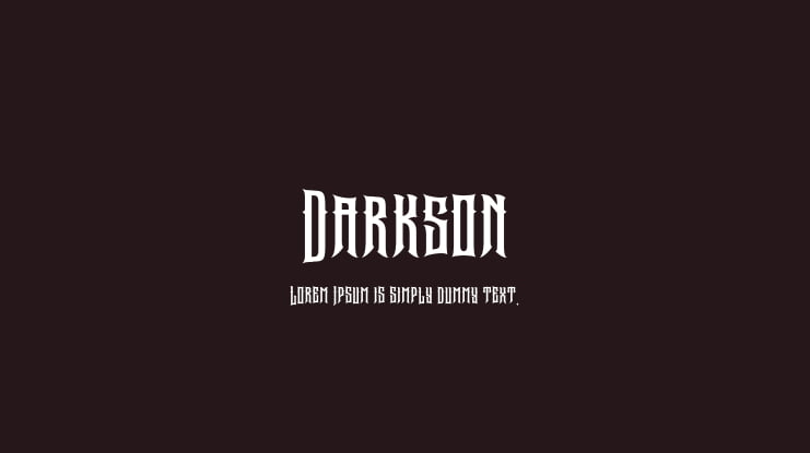 Darkson Font