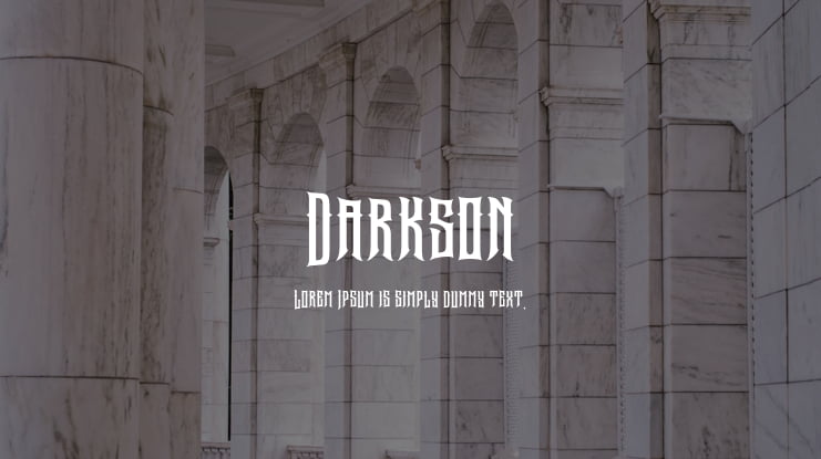 Darkson Font