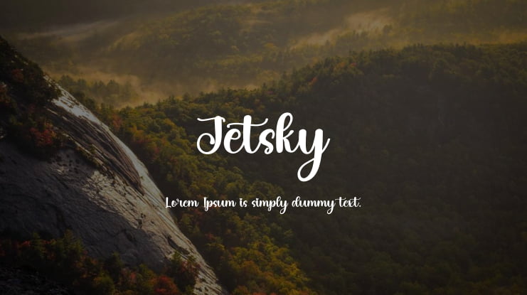 Jetsky Font