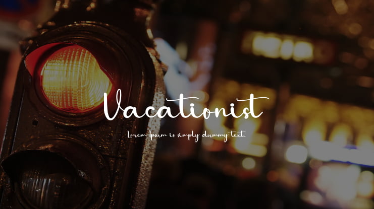 Vacationist Font