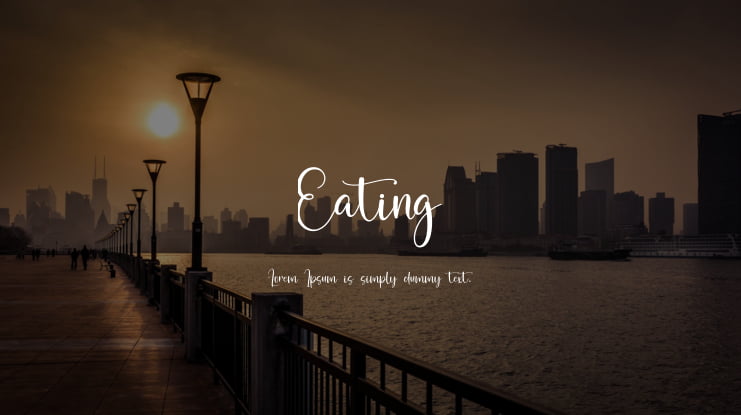 Eating Font