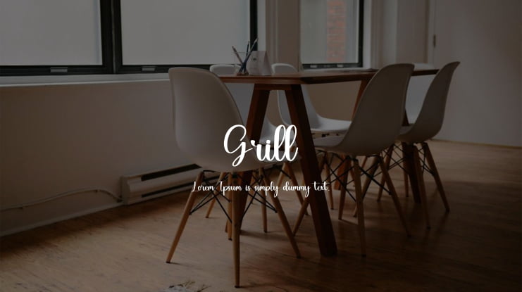 Grill Font