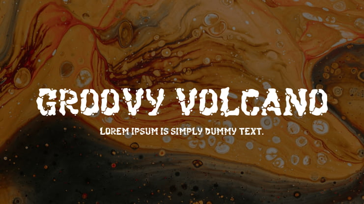 Groovy Volcano Font