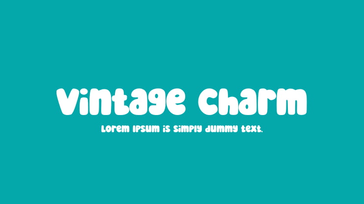 Vintage Charm Font