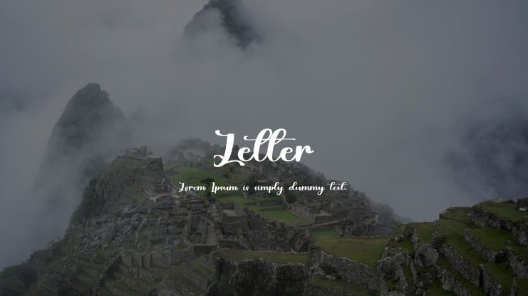 Letter Font