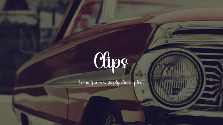 Clips Font